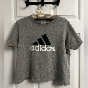 adidas Gray Crop Top